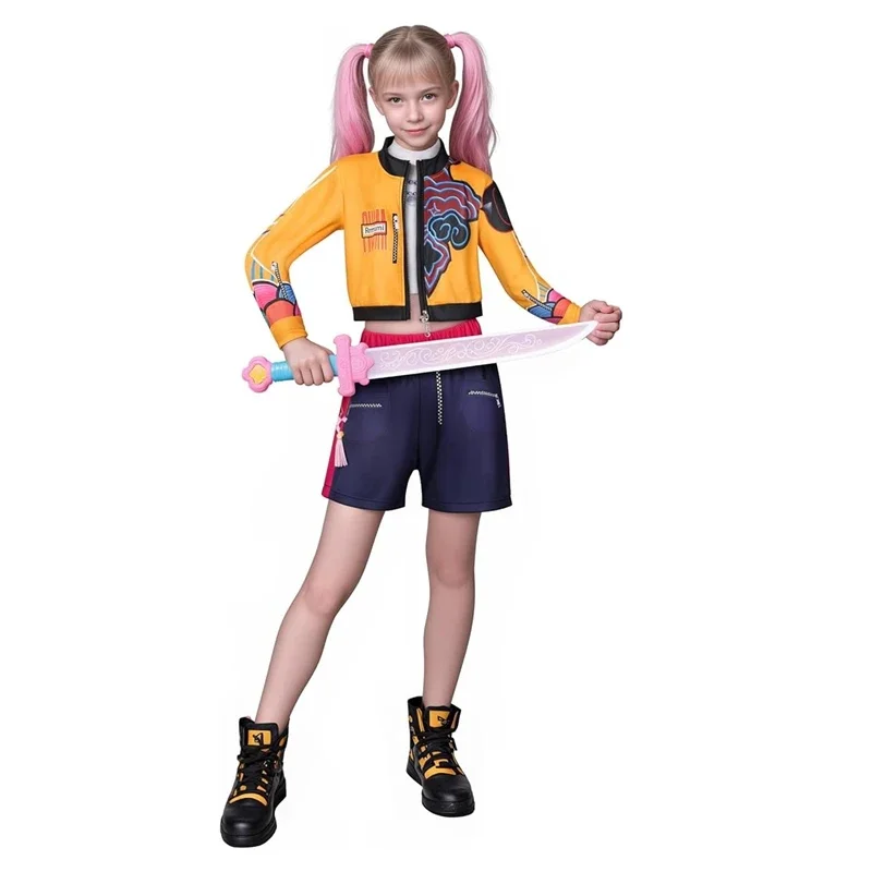 أزياء الهالوين فيلز زوي ميرا رومي Kpop chasseurs de Démons أزياء تنكرية للهالوين أزياء كرنفال