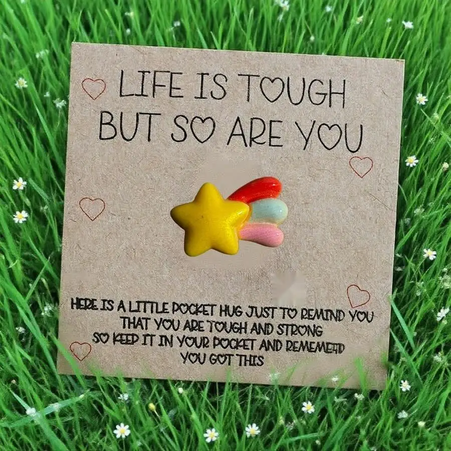 1-100pcs  Cute Mini Colorful Resin  Inspirational Animal Themed Appreciation Gifts Assorted Resin Figurines with Note Cards Funn