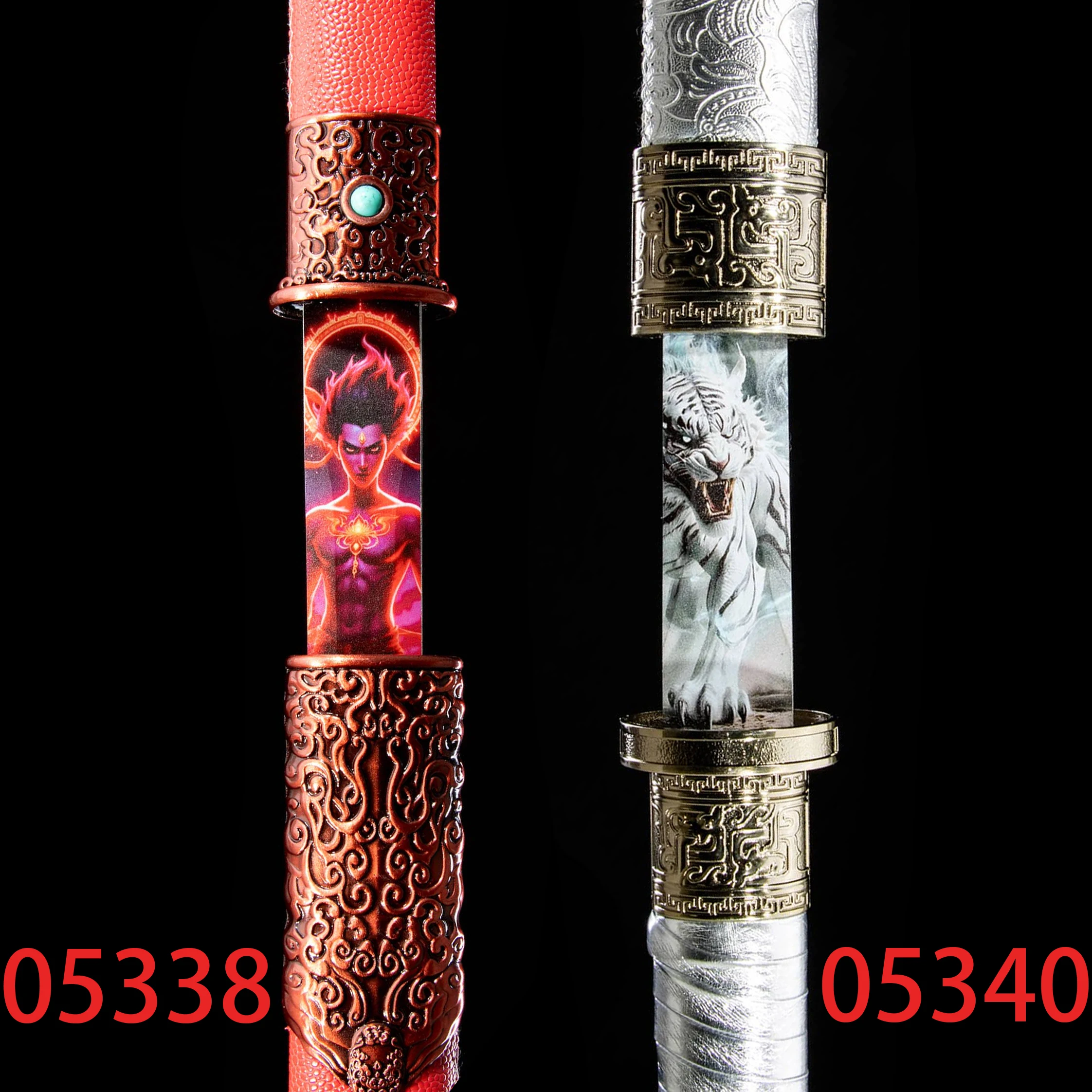 

Japanese cosplay samurai sword battle preparation sharp stainless steel katana full tang Weapons ninja training kung fu martial