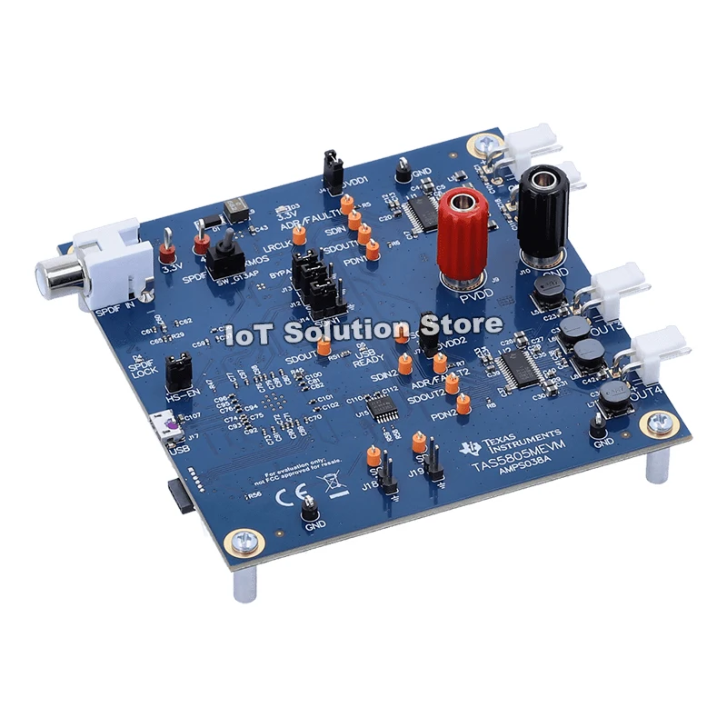 TAS5805MEVM TAS5805M Digital Input Stereo Closed-Loop Class-D Audio Amplifier with Enhanced Processing EVM