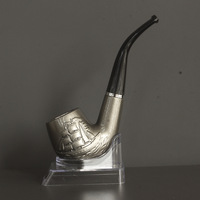 Hot-selling Classic Old-style Pipe Electroplated Bronze and Copper, Smooth Sailing Pipe, Sailing Ship Resin