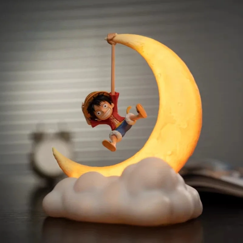 

One Piece Monkey D Luffy LED Night Light Anime Figure Eye Protection Bedside Lamp Home Decor Bedroom Gift Anime Peripheral