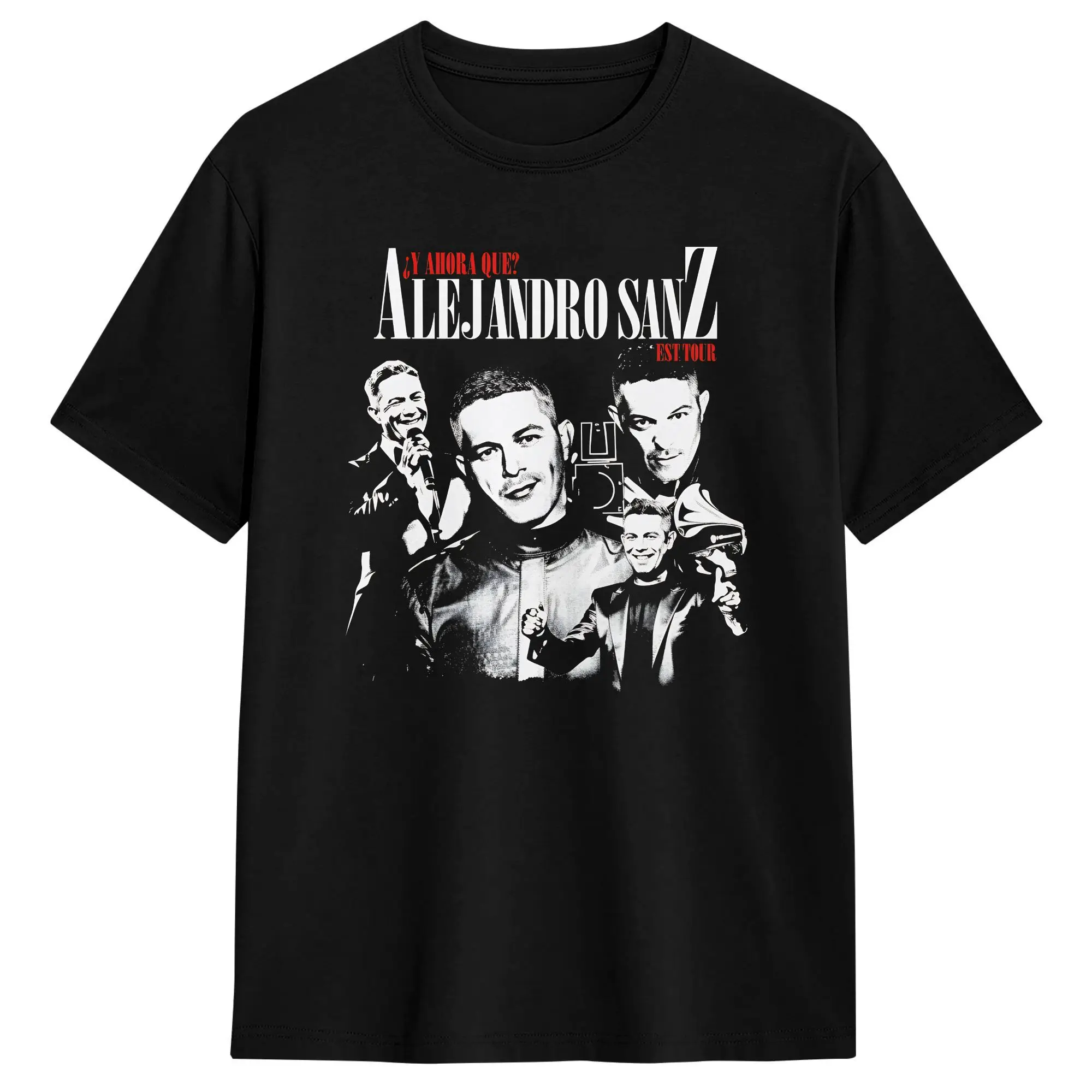 Alejandro Sanzs 100% Cotton T Shirt For Adult Summer Spanish 2026 Tour Y2K Funny T-Shirts Comfortable Harajuku T Shirt Big Size