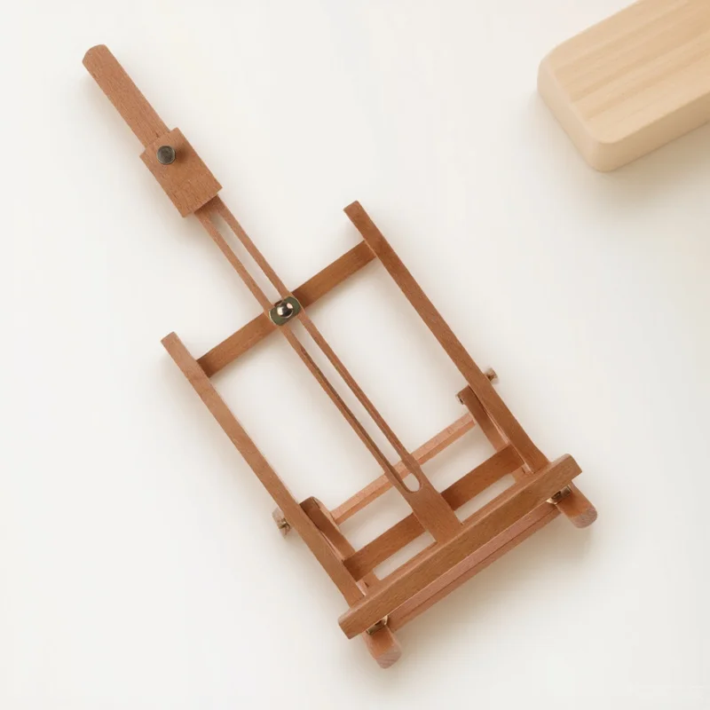 

Wood Painting Easel Durable Artist Display Rack Portable Outdoor Sketching Easel Drawing Stand Outdoor Sketching Easels