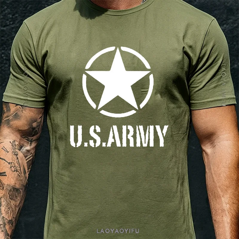 US Military PT Style Cotton Tee Unisex USAF USMC Army Special Forces Green Berets Graphic Men Women Short Sleeve Casual Tops