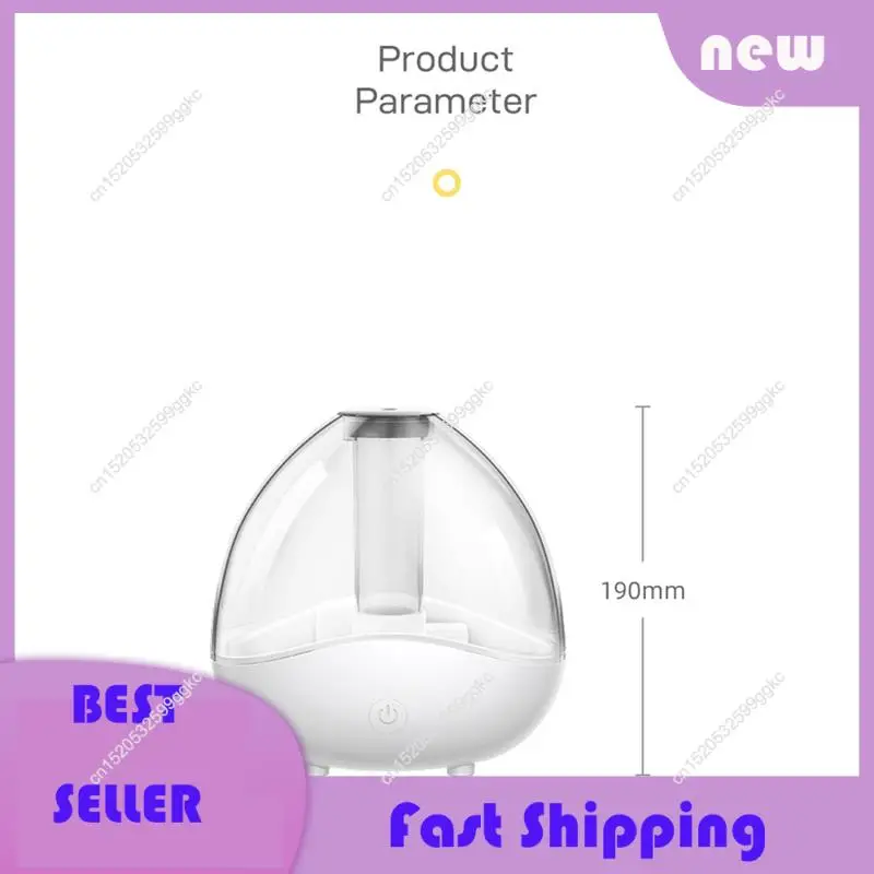 Best Selling-Ultrasonic Cold Fog Humidifier, Quiet Bedroom Air Humidifier, Desktop Humidifier With Detachable Water Tank