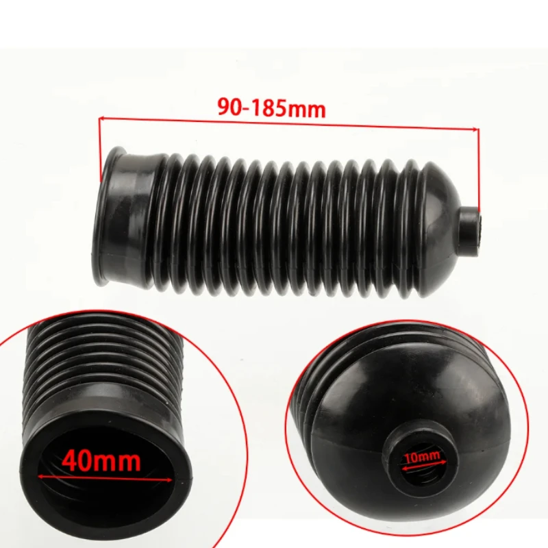 Gear Rack and Pinion Bellows Kit Rubber Gear Boot Cover for Steering Gear Rack and Pinion UTV ATV Buggy Go Kart Golf Bike Parts