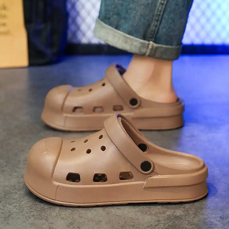 

Легкие легкие сандалии 45, модная мужская обувь, нескользящие тапочки, кроссовки, спортивные туфли, дизайнерские подлинные новинки 2025 года