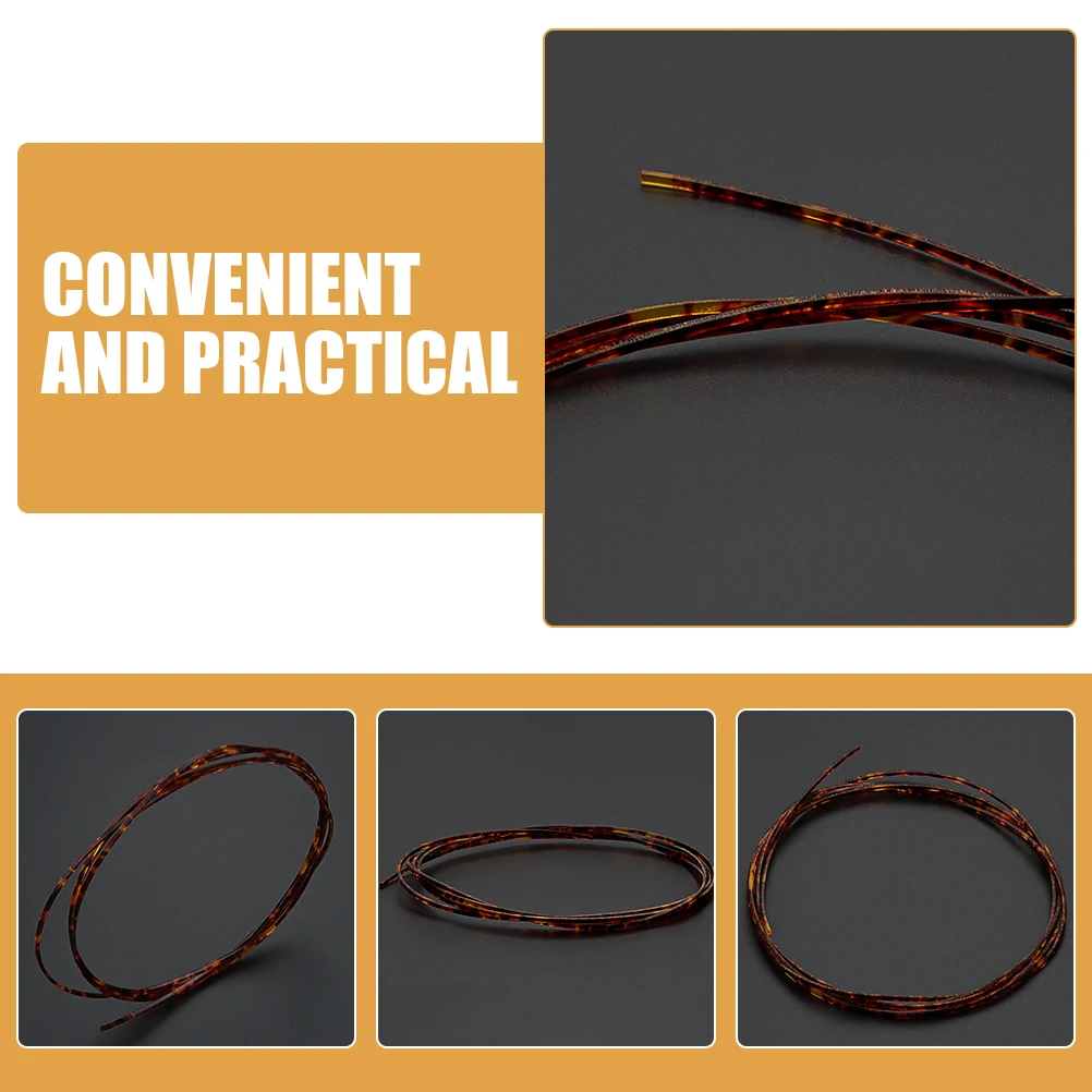 

Guitar Binding Strip 1700x2x1 5mm Volcano Phenolic Resin Acoustic Classical Ukulele Bass Repair Edging Strips Guitar