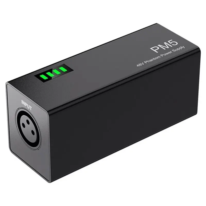 BAAE M5 GEN 2 48V Phantom Power Supply For Microphone For All Condenser For Microphones Requiring 48V Phantom Power Supply
