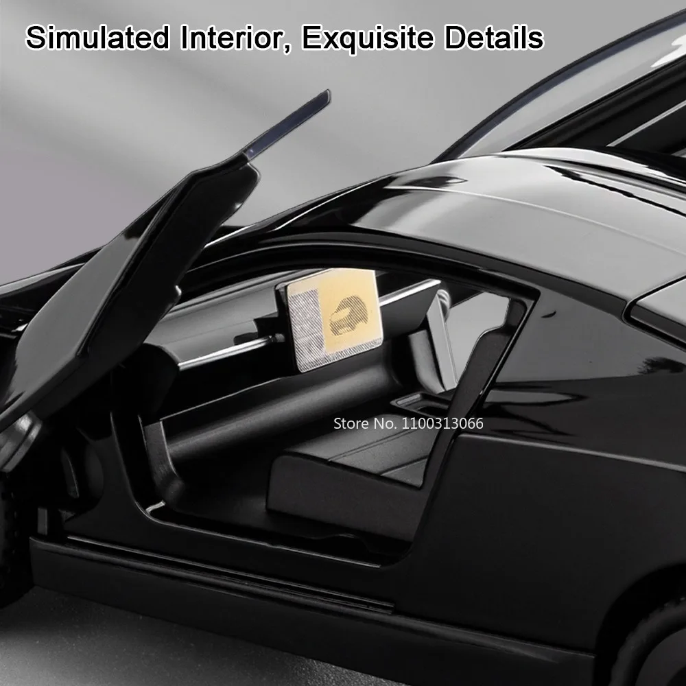 1:32 ロボタクシー M4 おもちゃ モデルカー 合金ダイキャスト プルバック式 ライトミュージック付き 車両 ゴムタイヤ ミニチュアカー テーブルデコレーションモデル