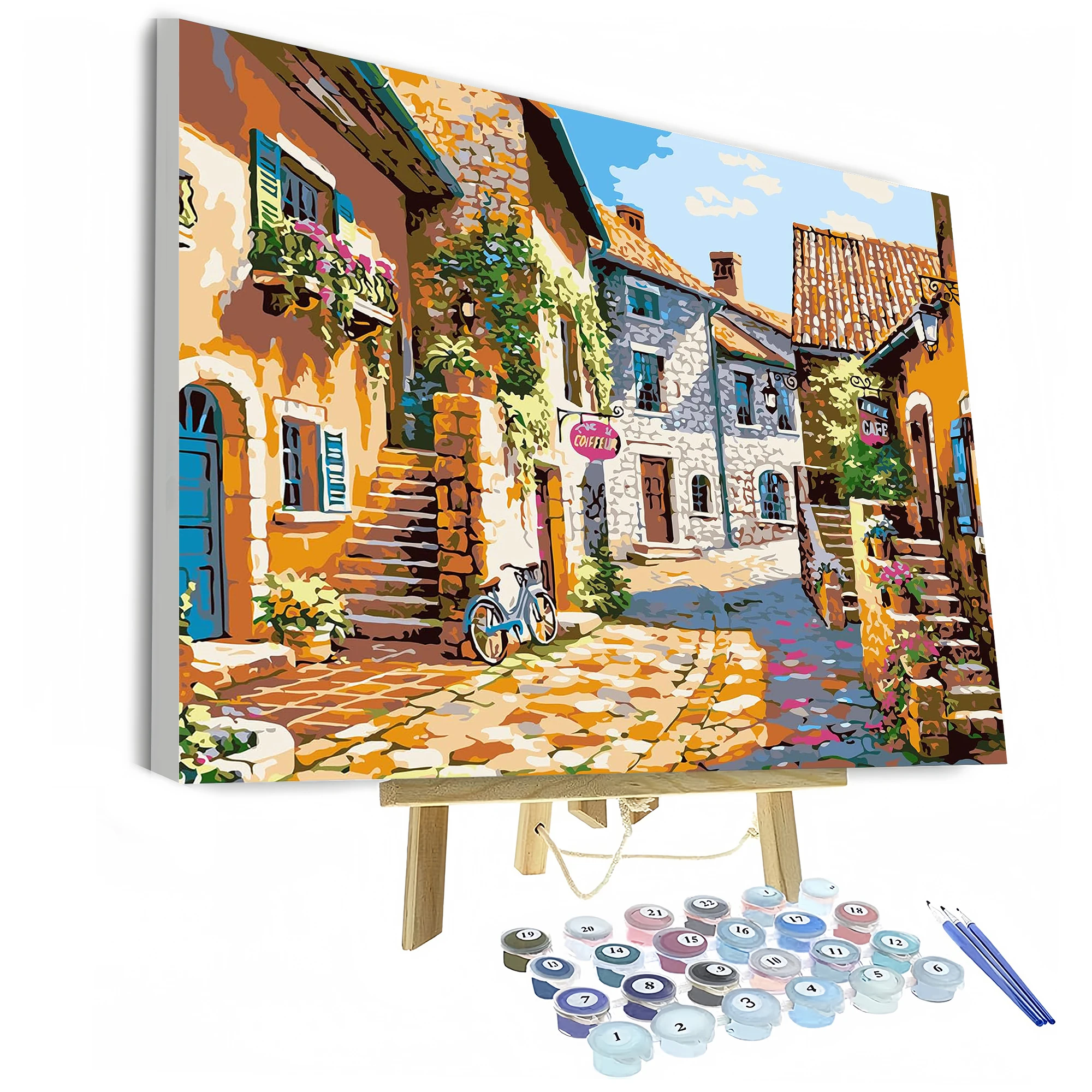 Paint by Numbers Kit for Adults，children，Beginner to Advanced NumberOil Paintin ，Home Decor ，DIY Art Scenery Oil Paintin 40X50