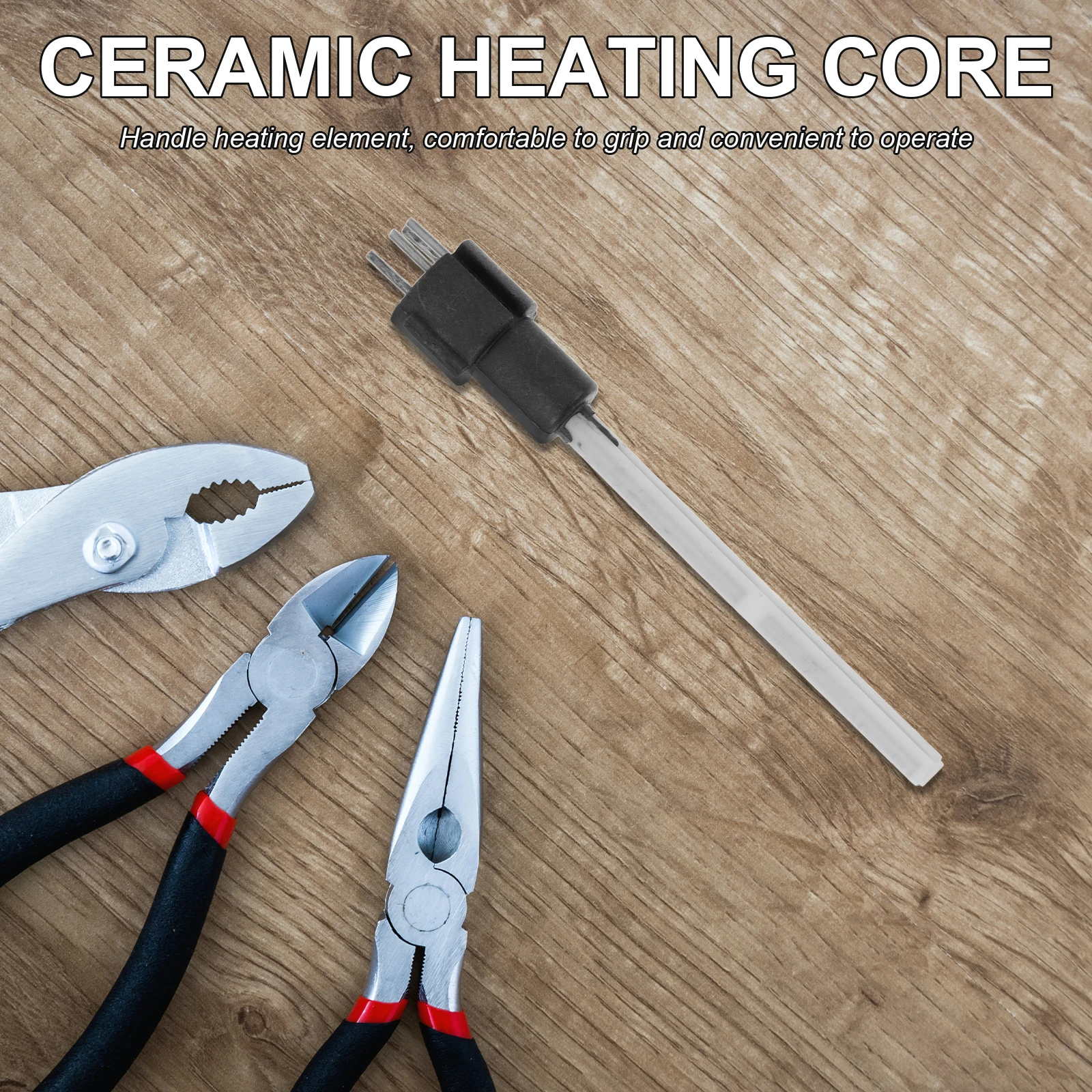 

Adjustable Temperature Ceramic Soldering Station Professional Welding Iron Core Stable Handle Long-Lasting for Electronics