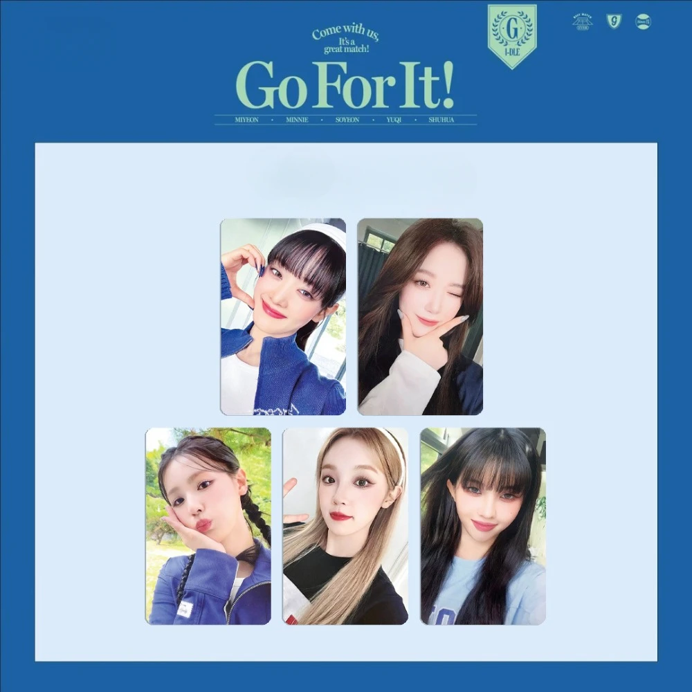 5pcs/set KPOP GIDLE New Photocard Calendar Card MIYEON MINNIE SOYEON YUQI SHUHUA LOMO Cards Postcard Fans Collection Gifts