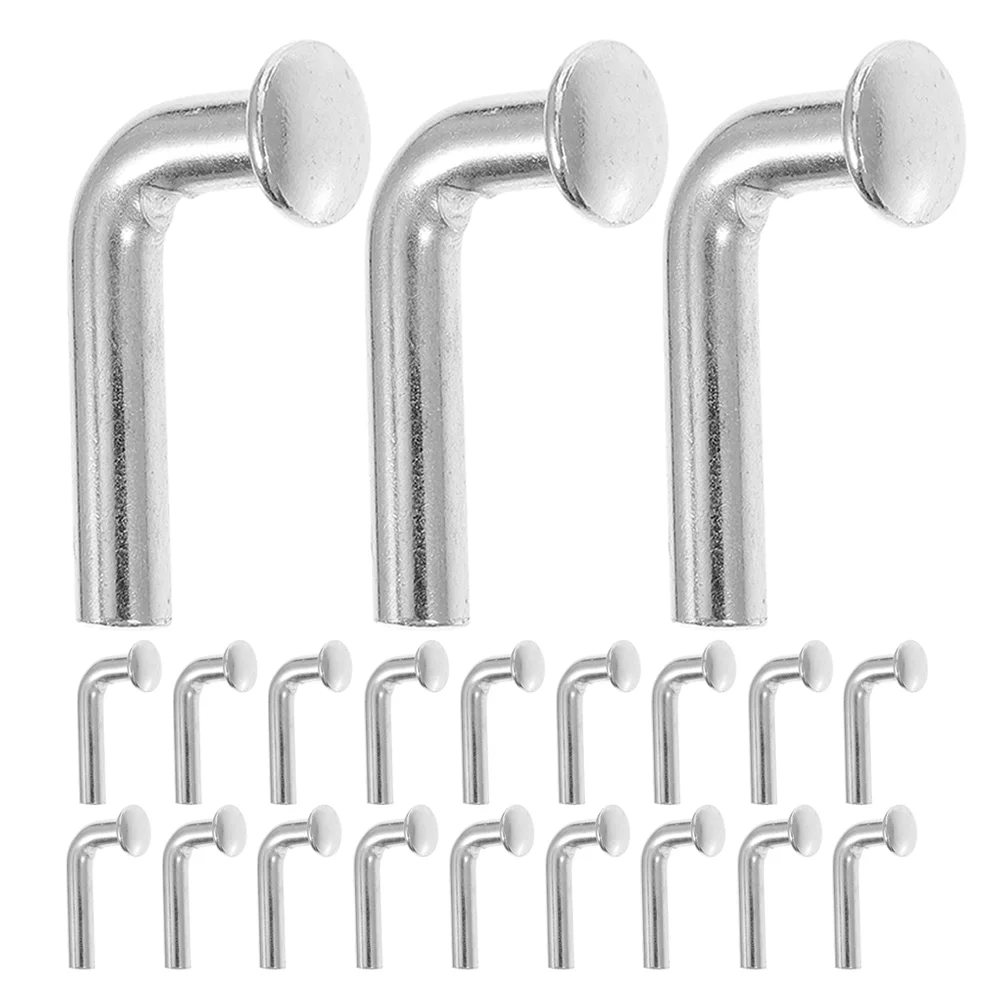 50 Pcs Shelves Accessories Bolts Heavy Duty Pallet Racking Pin J Universal Drop Bend Steel Hooks