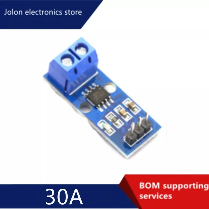 Acs712 módulo 5a 20a 30a faixa de detecção de corrente placa salão sensor atual novo