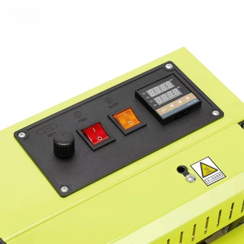 FR-400 تصميم جديد صغير الحجم لطاولة أفقية ماكينة ختم شريط الأكياس البلاستيكية بالحرارة المستمرة #1