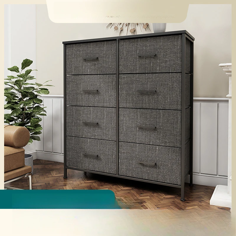 American Country Storage Cabinet Drawer Entrance Cabinet Bedroom Corridor Entrance Fabric Storage Cabinet
