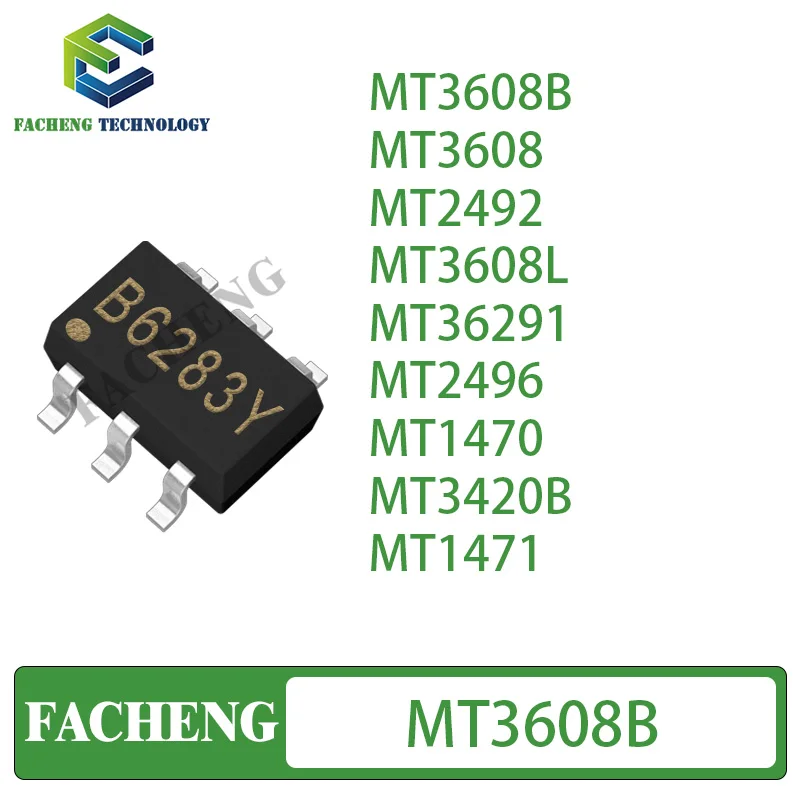MT3608B 3608 2492 3608L 36291 MT2496 1470 3420B MT1471 Power Management IC (PMIC)