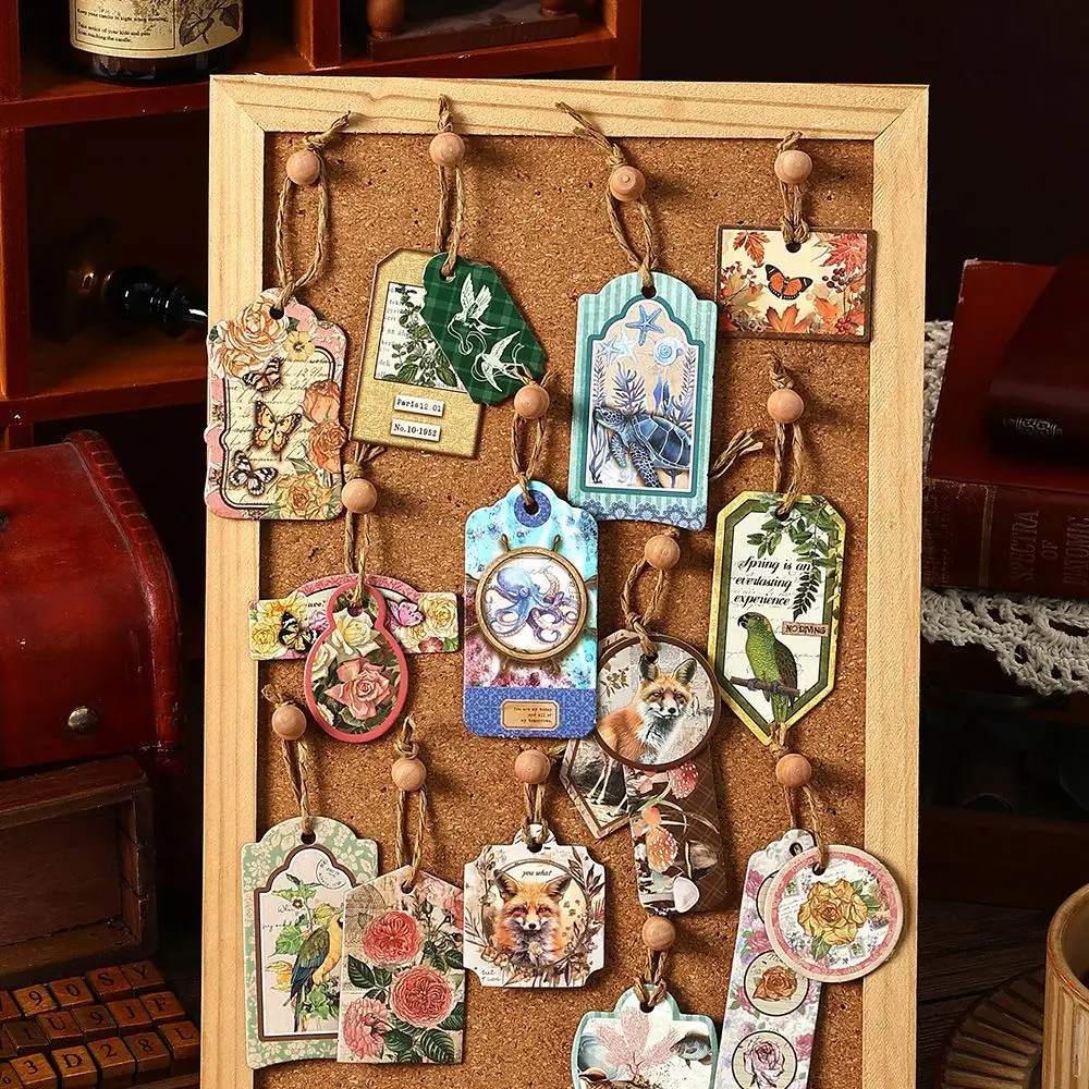 100pcs/lot Memo Pads Material Paper natural creation Junk Journal Scrapbooking Cards Retro Background Decoration Paper