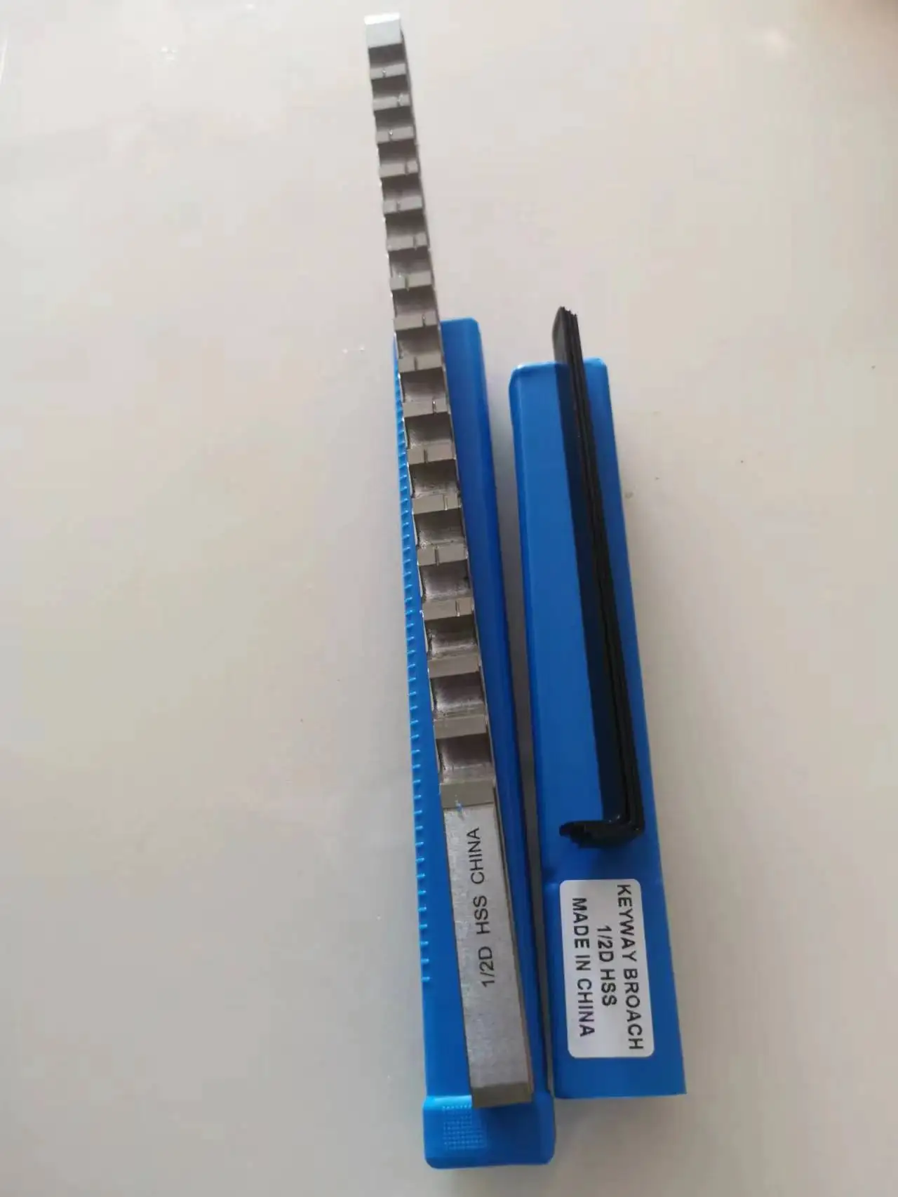 1/2 D Push-Type Keyway Broach นิ้วขนาด HSS ตัดเครื่องมือสำหรับเครื่อง CNC มีด
