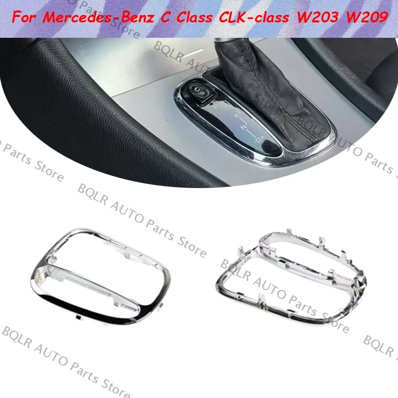 

Для Mercedes-Benz C Class CLK-class W203 W209 рычаг переключения передач гальваническое кольцо накладки рычаг переключения передач яркая рамка 2032671988