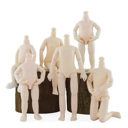 New 13 Movable Jointed 15.5cm Dolls for 1/8 BJD Doll Girls Plastic Toys Ob11 Nude Body Accessories Fashion Gift