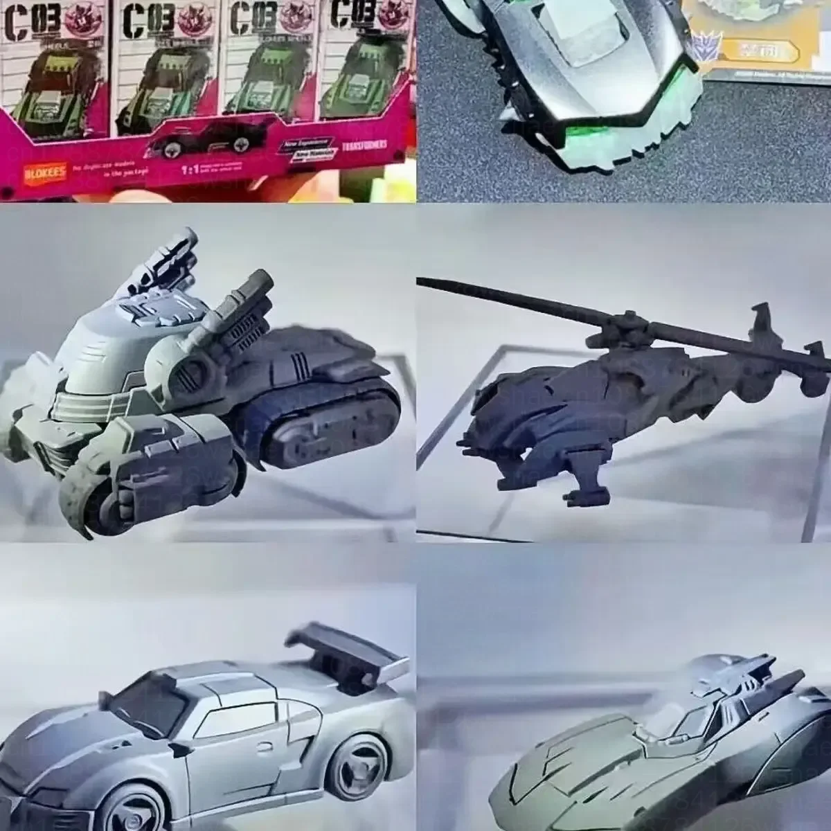 Blokees Wheels Transformers Blind Box C03 New 1:64 Springer Lockdown Action Figures Assembled Toy Car Model Collectible Gift view 2