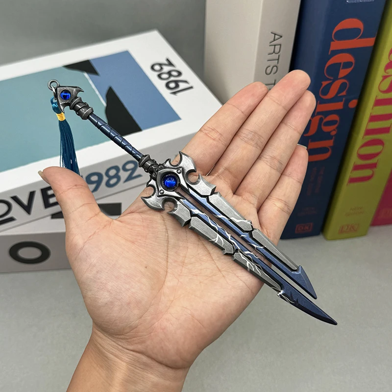 Outlaw Rogue The Dreadblades Thunderfury Blue Skin 20 cm Schwertmodell, Sammlerstück, Geschenk – Detail 3