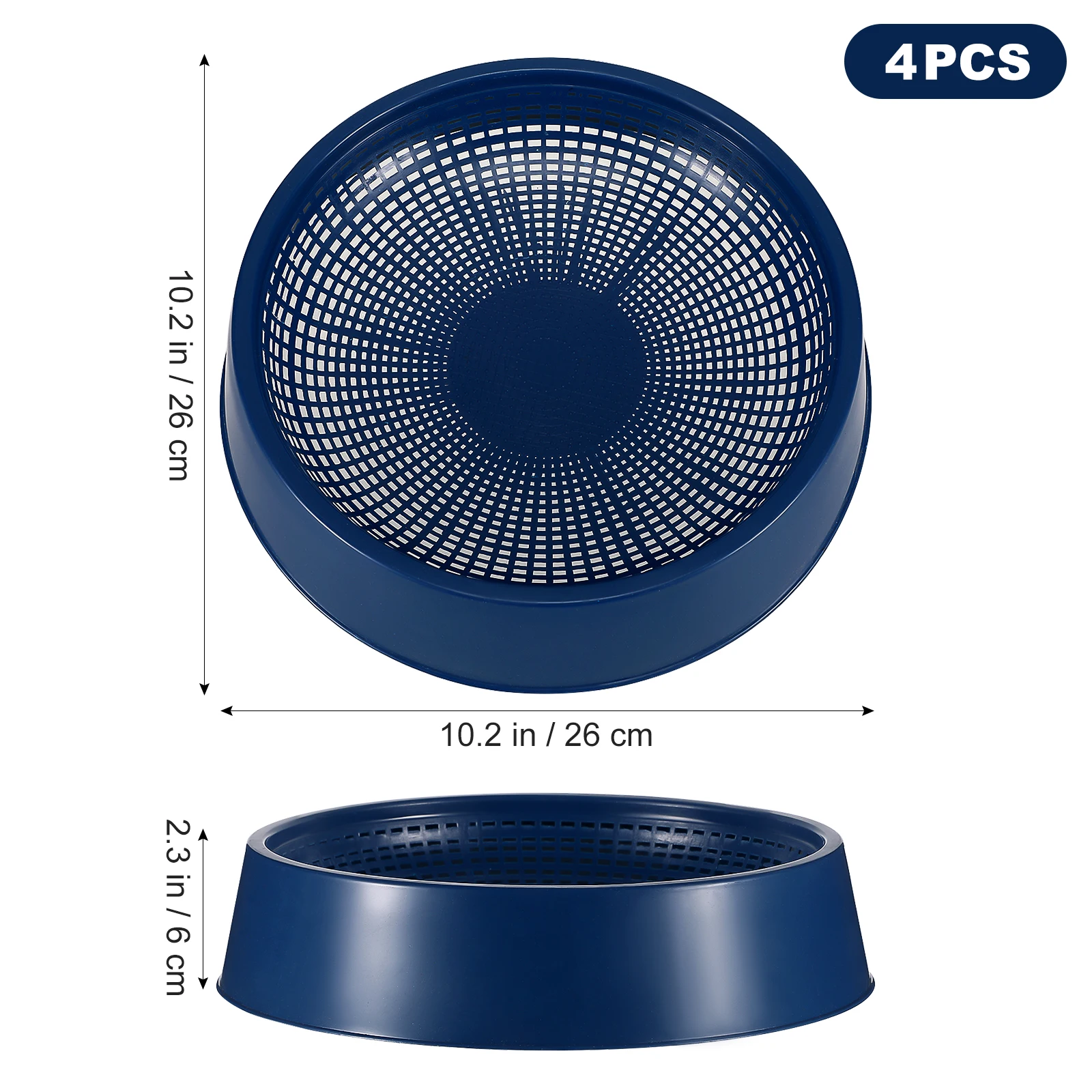 

4 Pcs Plastic Pigeon Coop Bird Nest Bowls for Pigeons Cockatiel Boxes High Quality Bird's Nests Cage