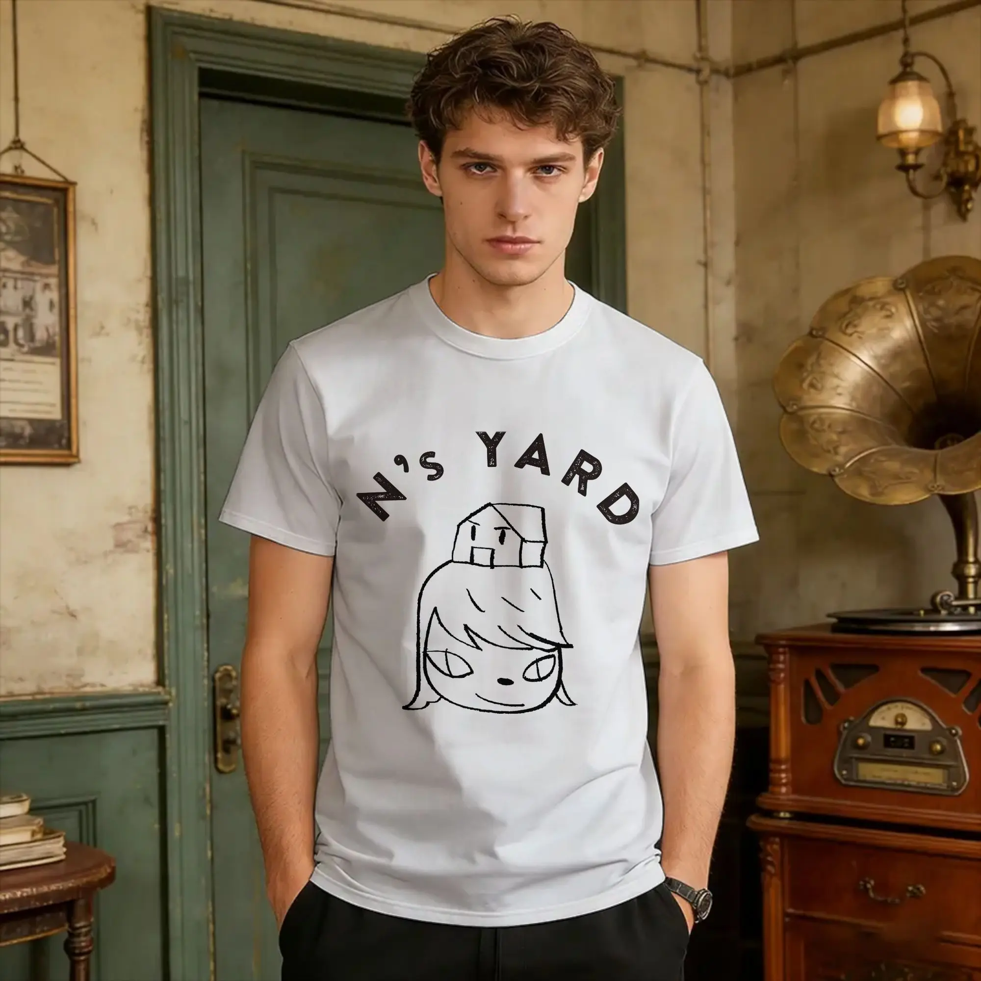 Yoshitomo Nara Fashion T Shirt Men  Street Style T-Shirts Summer O Neck Hippie Tees Loose Oversized Tops
