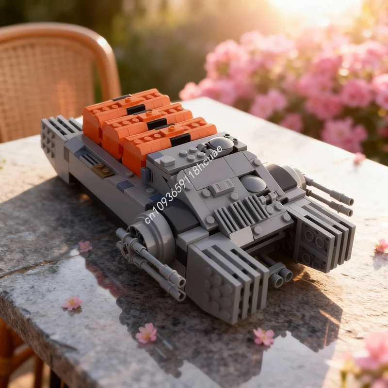 

503 детали MOC Имперский плавающий танк, модель для сборки, конструктор, креативные игрушки, идея для подарка на Рождество, развивающие игрушки для детей