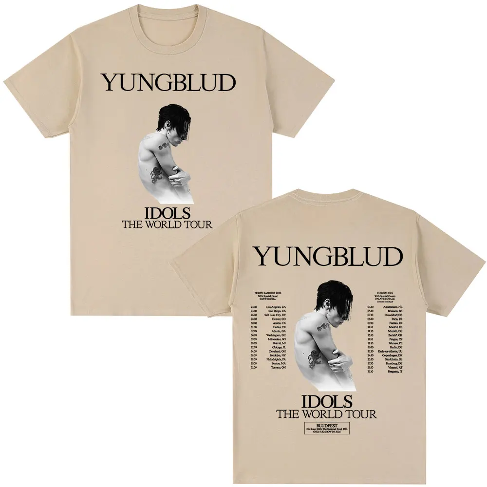 Yungblud IDOLS The World Tour 2025 Merch T Shirt Fan Gift Men