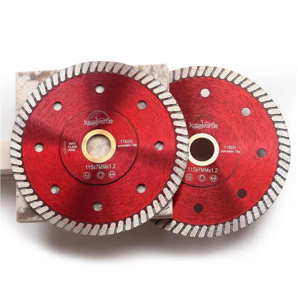 115Mm Siêu Mỏng Kim Cương Turbo Lưỡi Dao Đĩa Sứ Ngói Đá Hoa Cương Lưỡi Cắt Khô/Ướt Cho Đá Đá Ceramic cắt