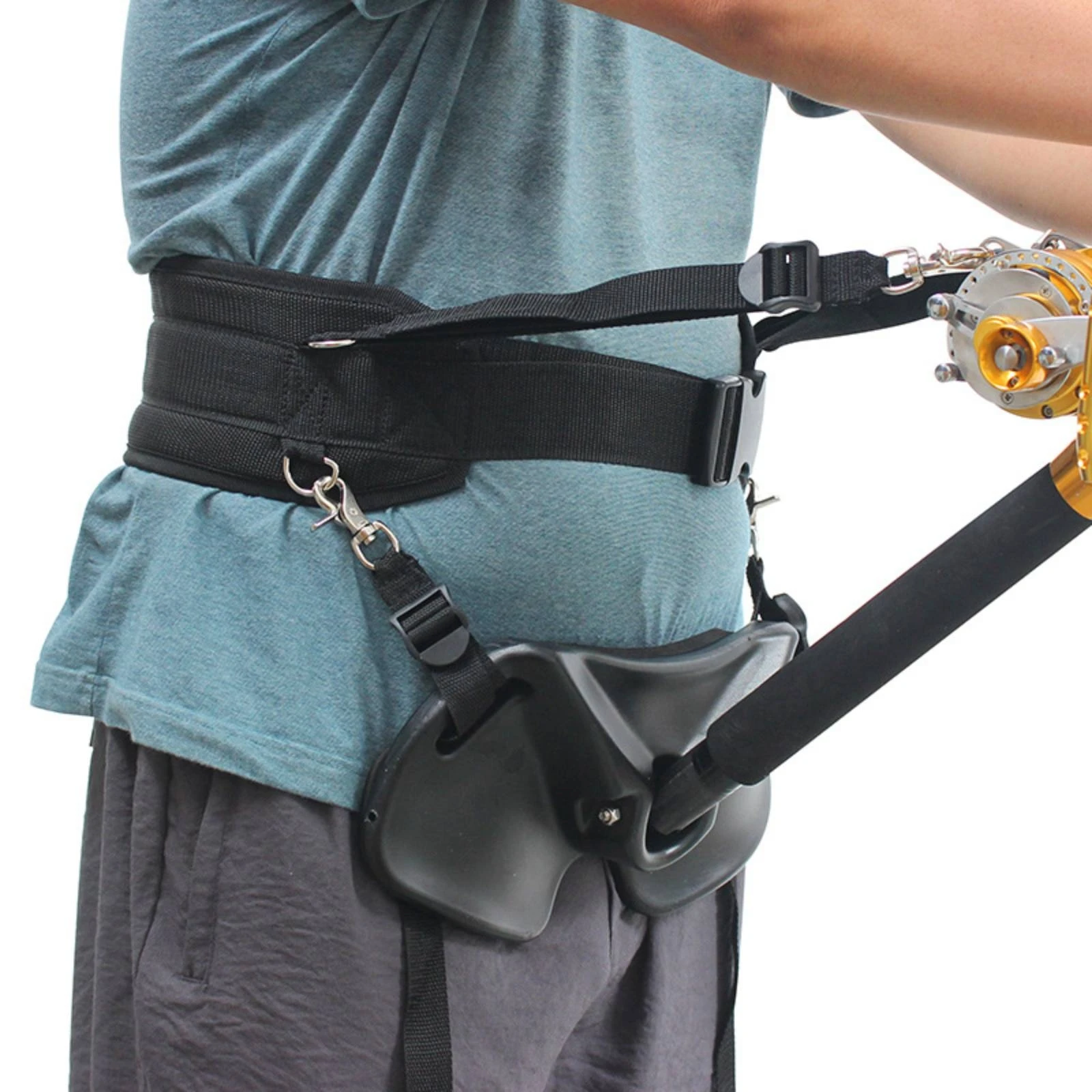 Visserij-heupsteunharnas, last - Fishing Belt recensie en prijs