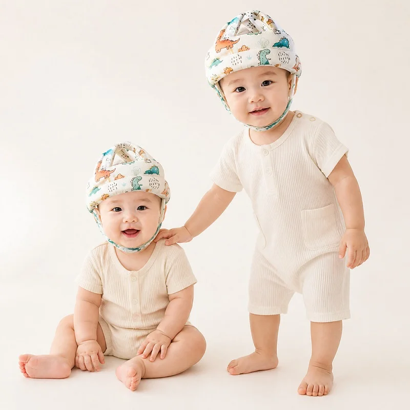 Baby Anti-Fall Safety Helmet, Toddler Head Protector Hat for Walking & Crawling, 360° Shockproof Breathable Kids Head Guard Cap