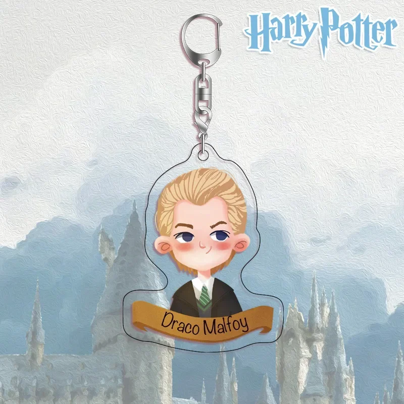 New Harriese Magician Boy Acrylic Keychain Potters Magic School Movie Peripherals Malfoy Snape Hermione Backpack Pendant Gifts