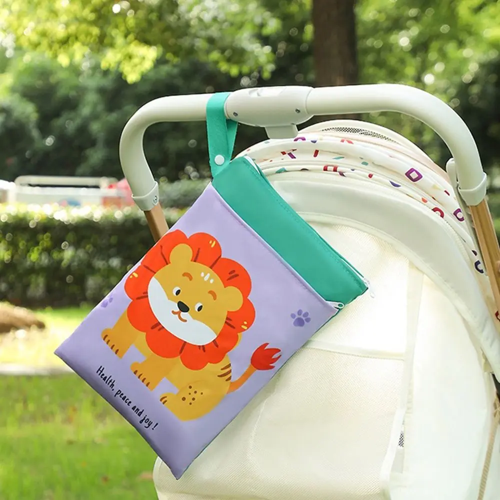 Large Capacity Reusable Wet Dry Bags Portable Waterproof Crib Hanging Storage Bag Multifuncional Maternal Products Organizer