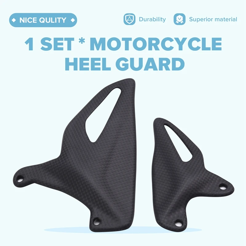

M0t-rCarbon Fiber Accessories Motorcycle Heel Guard Protector Foot Wing Rearset for DUCATI Streetfighter V2 V4/S