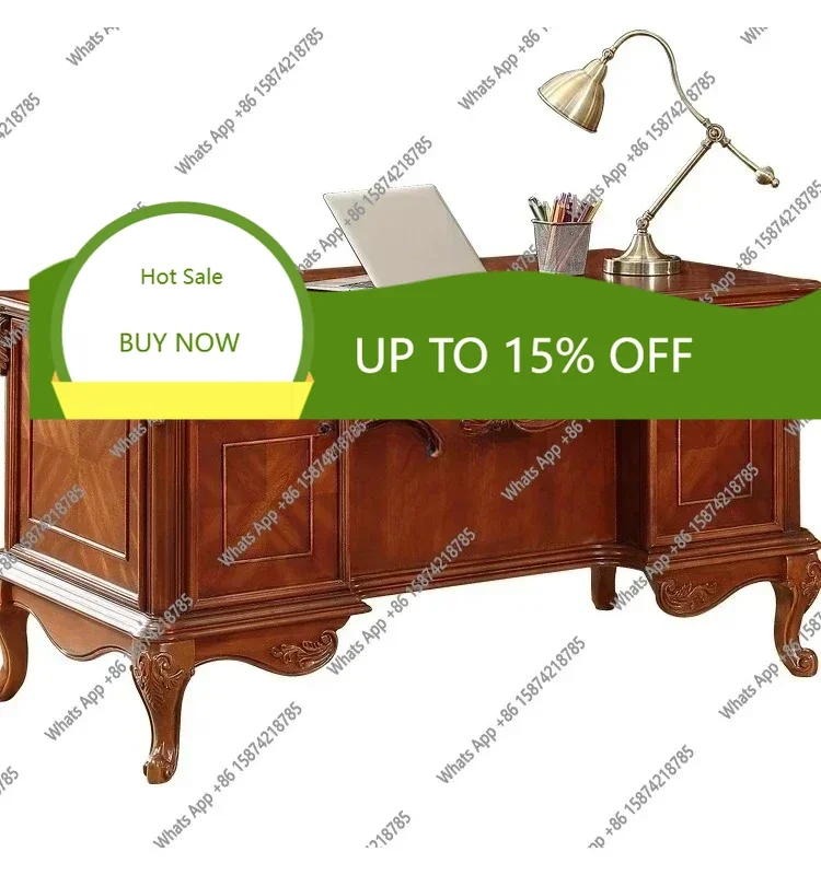 

K C69 American Class Desk Study Writing Desk Solid Wood High-end Office Computer Desk