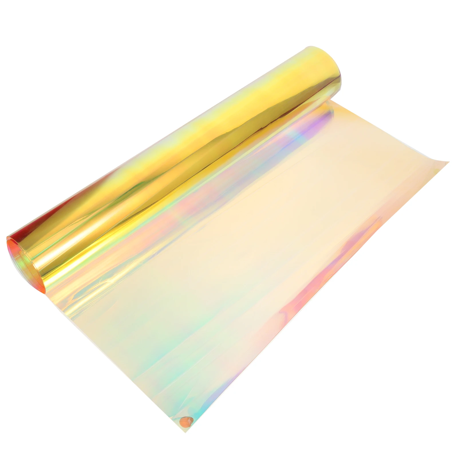 

1 Sheet Iridescent PVC Fabric DIY Film Material for Handbags Phone Covers Clothing Embroidery Craft Glossy Colorful Vinyl Roll