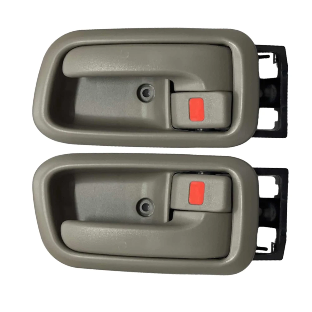 Front Rear Left Right Interior Door Handle for Toyota TundrStandard/Regular/Extended Cabs 2000 2001 2002 2003 2004 2005 2006