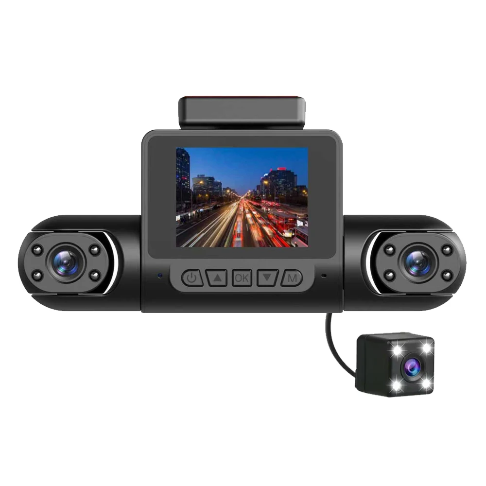 1080P HD 4-channel Panoramic Car DVR Vehicle Camera With 2-inch IPS Wireless Loop Recording Car Black Box