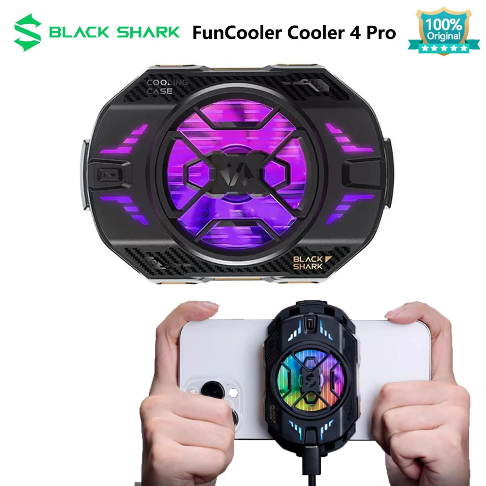 Black Shark FunCooler 4 Pro Magnetic Phone Cooler for iPhone 15