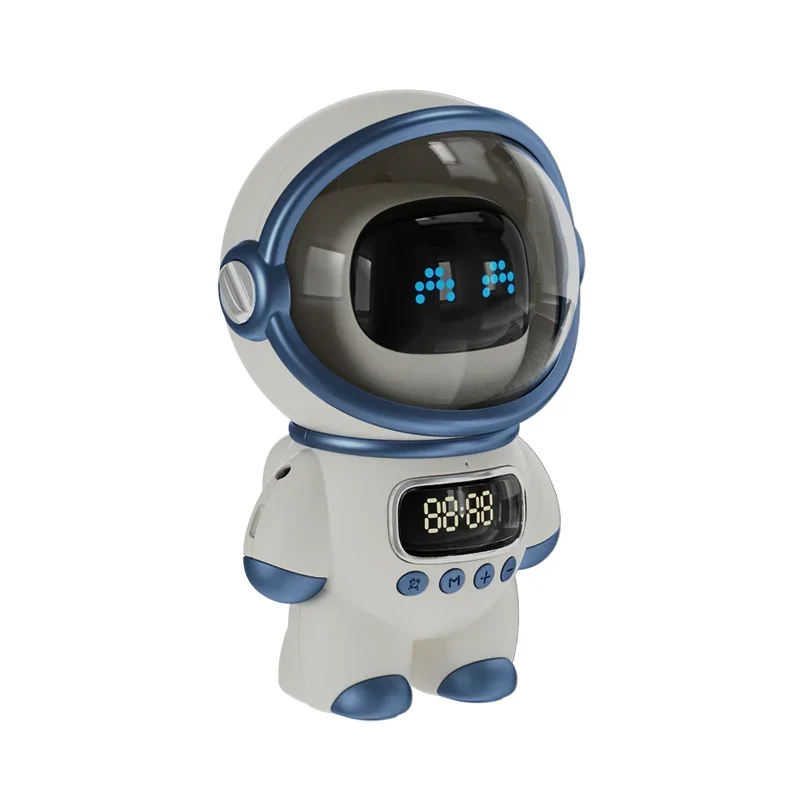 

2026 New portable wireless audio speaker Smart Astronaut Bluetooth speaker with nightlight FM radio subwoofer music speaker