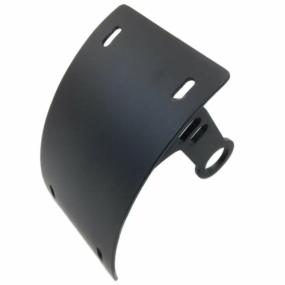 Motorcycle License Plate Holder for Yamaha YZF R6 Suzuki Boulevard M109R Curved Vertical Black Number Tag Relocator Bracket