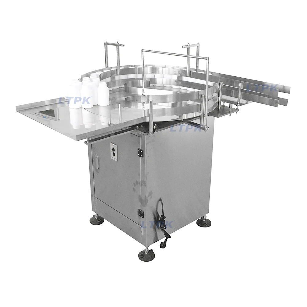 For Rotary Turntable Bottle Unscrambler Cans Collecting And Sorting Machine For Production Packing Line