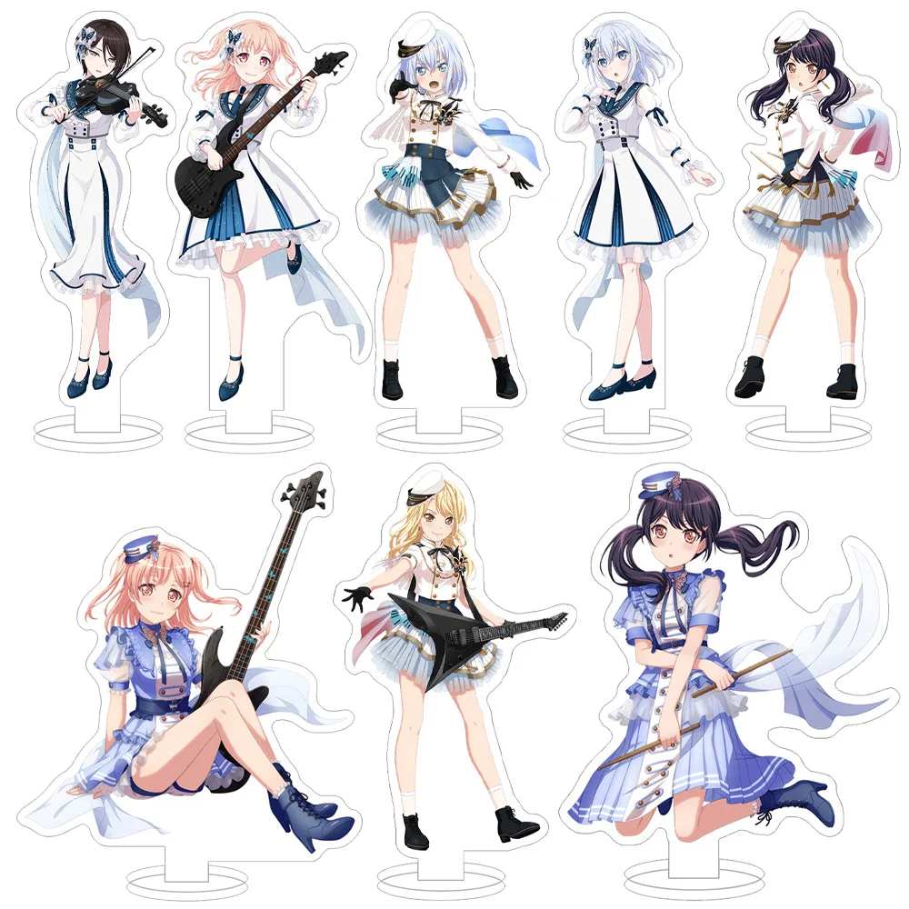 BanG Dream официальная девушка группа Morfonica Kurata Mashiro Hiromachi Nanami Futaba Tsukuhi акриловая подставка украшение для стола аниме подарок