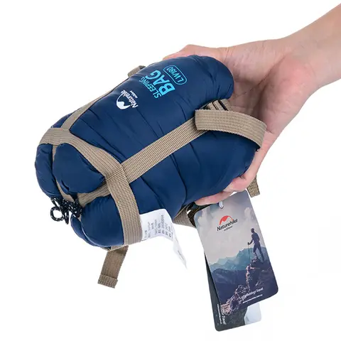 Naturehike Sleeping Bag LW180 Ultralight Waterproof Cotton Sleeping Bag Summer Hiking Camping Sleeping Bag Envelope Sleeping Bag