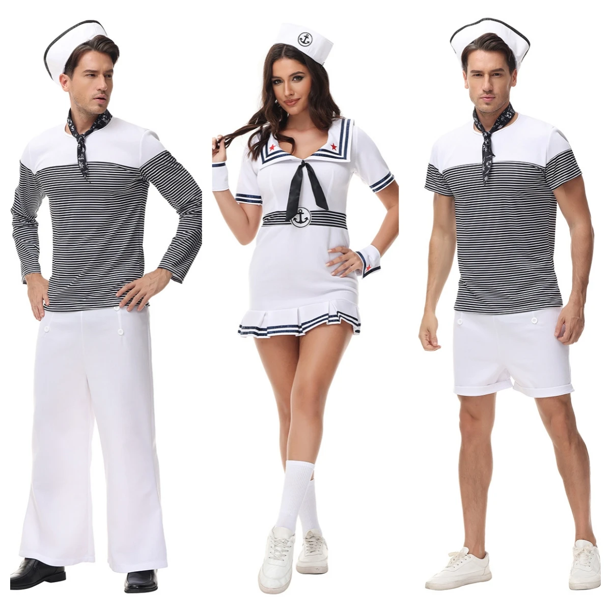 Seksowny strój marynarski Briti, cosplay, duży rozmiar, kostium na występy, strój byłej marynarki, damski, męski.